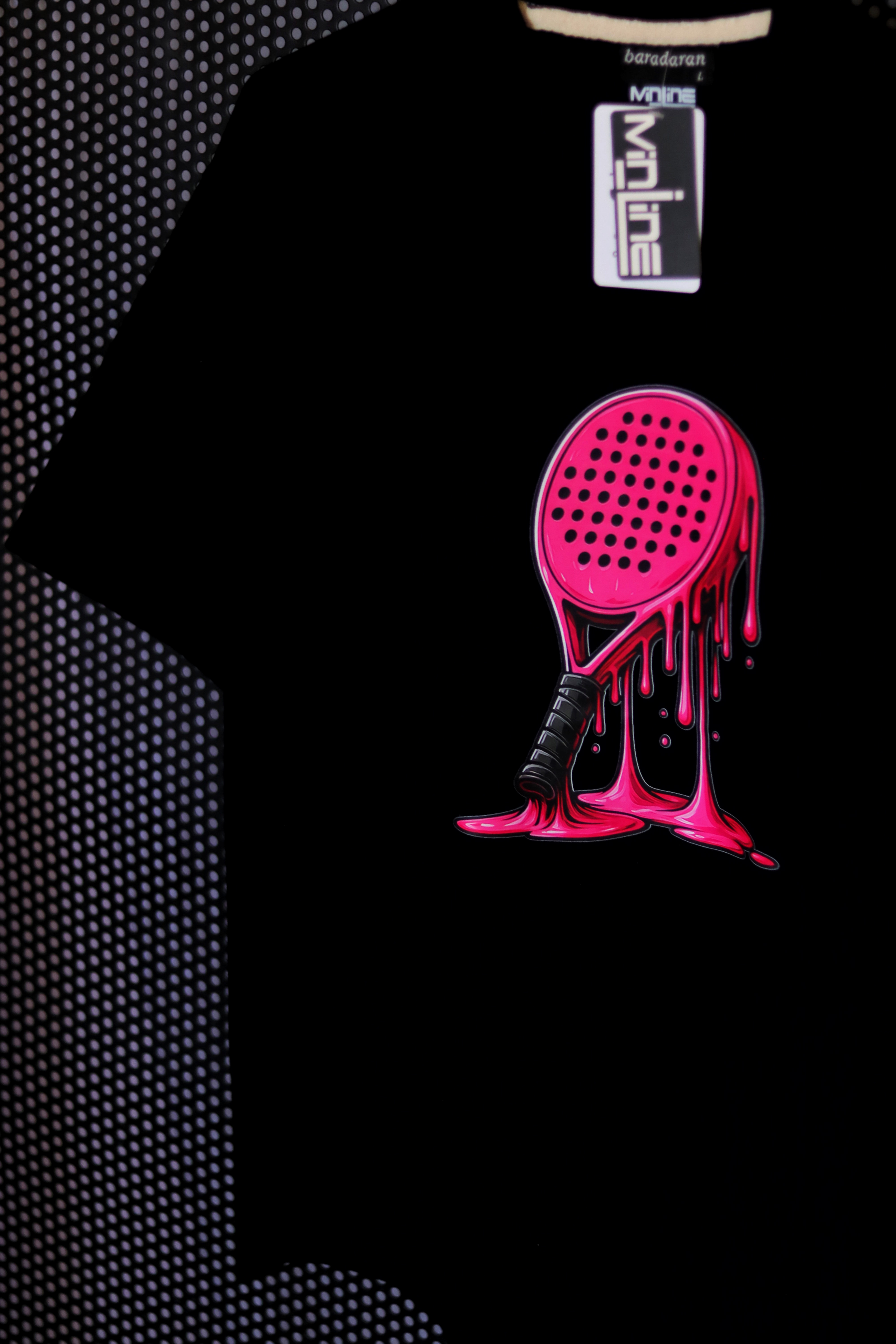 تیشرت باکسی PADEL HEAT , تم فانتزی پدل , مناسب استایل اسپرت و روزمره ,